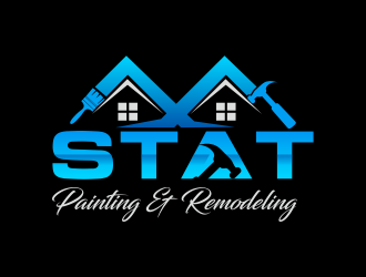 STAT Painting & Remodeling logo design by Greenlight