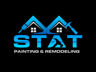 STAT Painting & Remodeling logo design by Greenlight