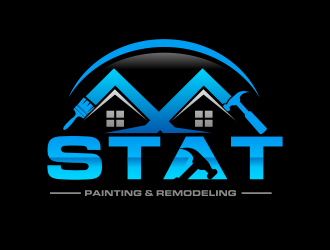 STAT Painting & Remodeling logo design by Greenlight