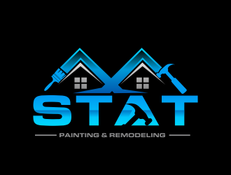 STAT Painting & Remodeling logo design by Greenlight