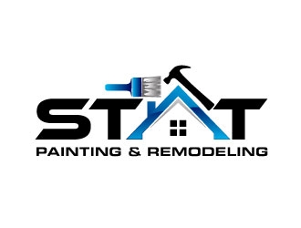 STAT Painting & Remodeling logo design by maze