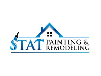 STAT Painting & Remodeling logo design by maze