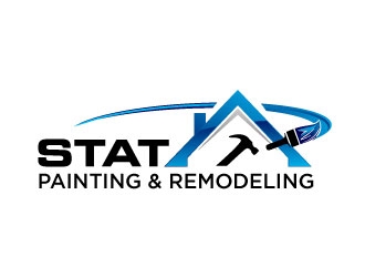 STAT Painting & Remodeling logo design by maze