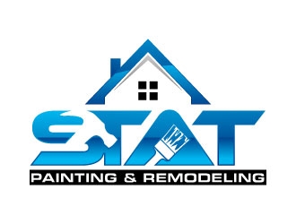 STAT Painting & Remodeling logo design by maze