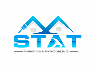 STAT Painting & Remodeling logo design by Greenlight