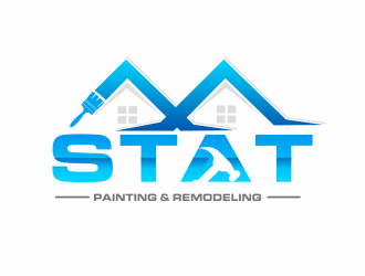 STAT Painting & Remodeling logo design by Greenlight