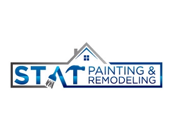 STAT Painting & Remodeling logo design by maze