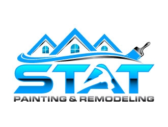 STAT Painting & Remodeling logo design by daywalker