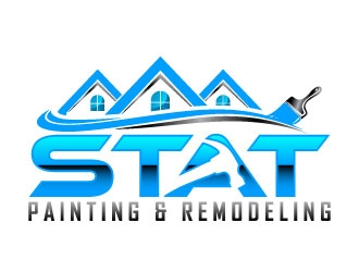 STAT Painting & Remodeling logo design by daywalker