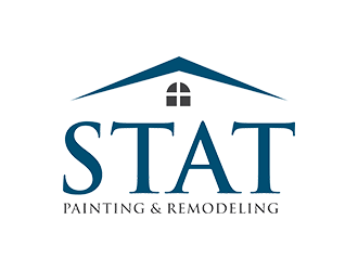 STAT Painting & Remodeling logo design by EkoBooM