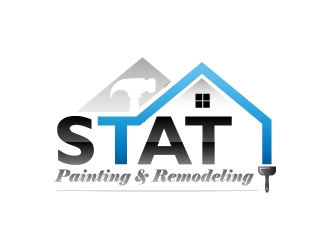 STAT Painting & Remodeling logo design by BeezlyDesigns