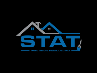 STAT Painting & Remodeling logo design by Barkah