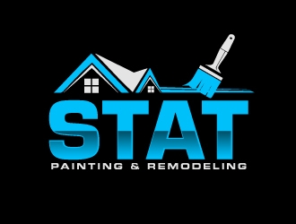 STAT Painting & Remodeling logo design by AamirKhan