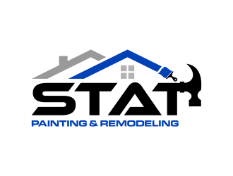 STAT Painting & Remodeling logo design by ingepro