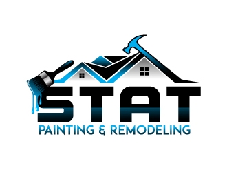 STAT Painting & Remodeling logo design by usashi