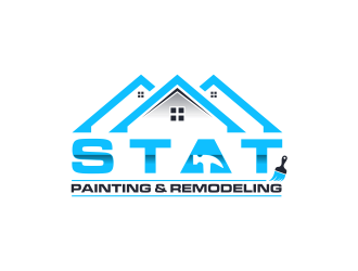 STAT Painting & Remodeling logo design by ammad