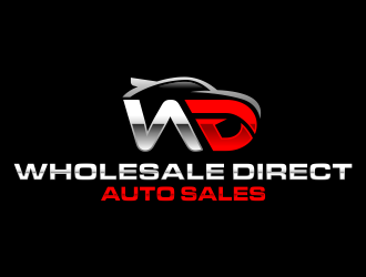 Wholesale Direct Auto Sales  logo design by juliawan90