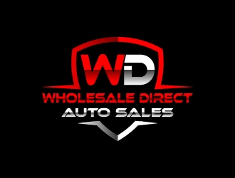 Wholesale Direct Auto Sales  logo design by aryamaity