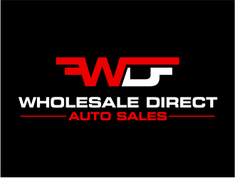 Wholesale Direct Auto Sales  logo design by Girly