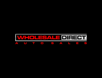 Wholesale Direct Auto Sales  logo design by RIANW