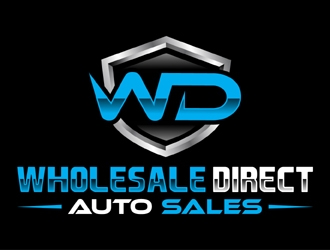 Wholesale Direct Auto Sales  logo design by MAXR