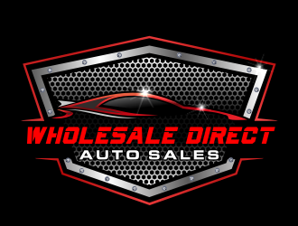 Wholesale Direct Auto Sales  logo design by bosbejo