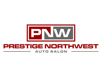 Prestige Northwest Auto Salon logo design by p0peye