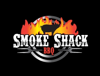 Smoke Shed BBQ logo design by AamirKhan