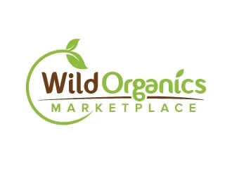 Wyld Organics marketplace logo design by jaize