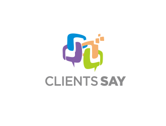 Clients Say logo design by YONK