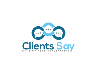 Clients Say logo design by N3V4