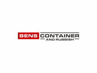 Bens Container and Rubbish logo design by checx