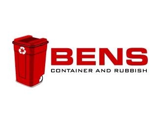 Bens Container and Rubbish logo design by Kirito