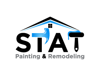 STAT Painting & Remodeling logo design by jafar