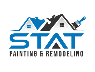 STAT Painting & Remodeling logo design by akilis13