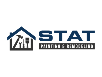 STAT Painting & Remodeling logo design by akilis13