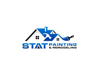 STAT Painting & Remodeling logo design by CreativeKiller