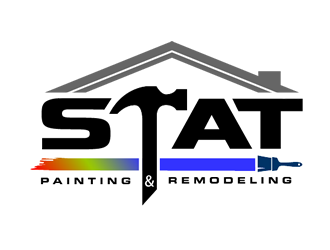 STAT Painting & Remodeling logo design by Coolwanz