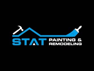 STAT Painting & Remodeling logo design by maserik