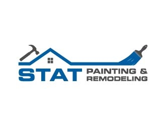 STAT Painting & Remodeling logo design by maserik