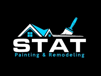 STAT Painting & Remodeling logo design by AamirKhan