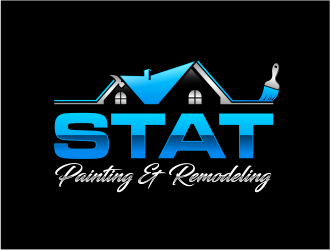 STAT Painting & Remodeling logo design by evdesign