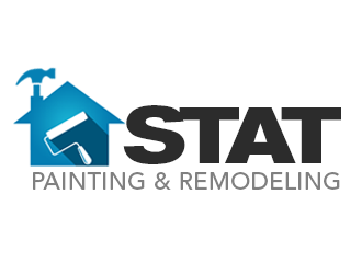 STAT Painting & Remodeling logo design by kunejo