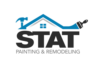 STAT Painting & Remodeling logo design by kunejo