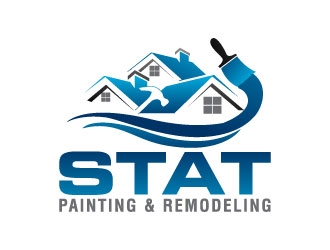 STAT Painting & Remodeling logo design by J0s3Ph