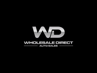 Wholesale Direct Auto Sales  logo design by haidar