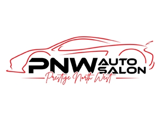 Prestige Northwest Auto Salon logo design by MAXR