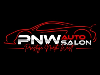 Prestige Northwest Auto Salon logo design by MAXR