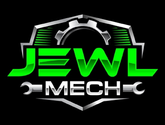 JEWL MECH logo design by MAXR