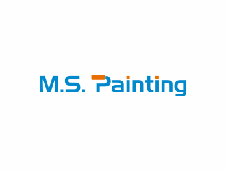 M.S. Painting logo design by Franky.